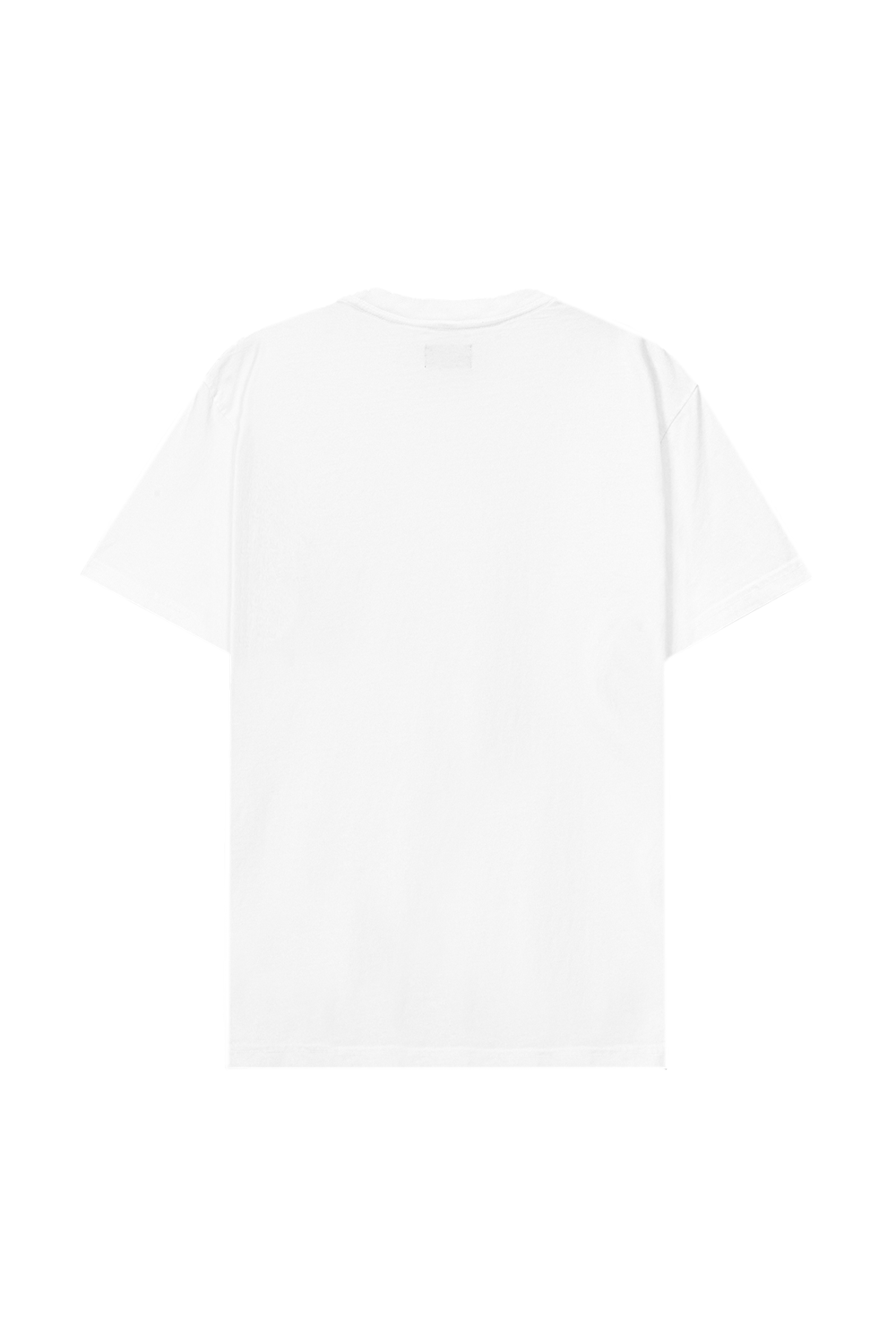 RTA Liam short sleeve T-shirt in white with topographic logo graphic and modern streetwear design