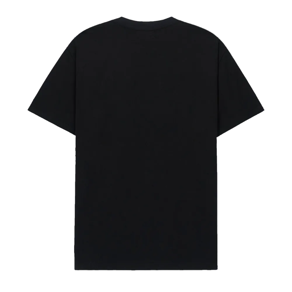 RTA Colin oversized short sleeve T-shirt in black ascending with relaxed streetwear fit and modern minimal design
