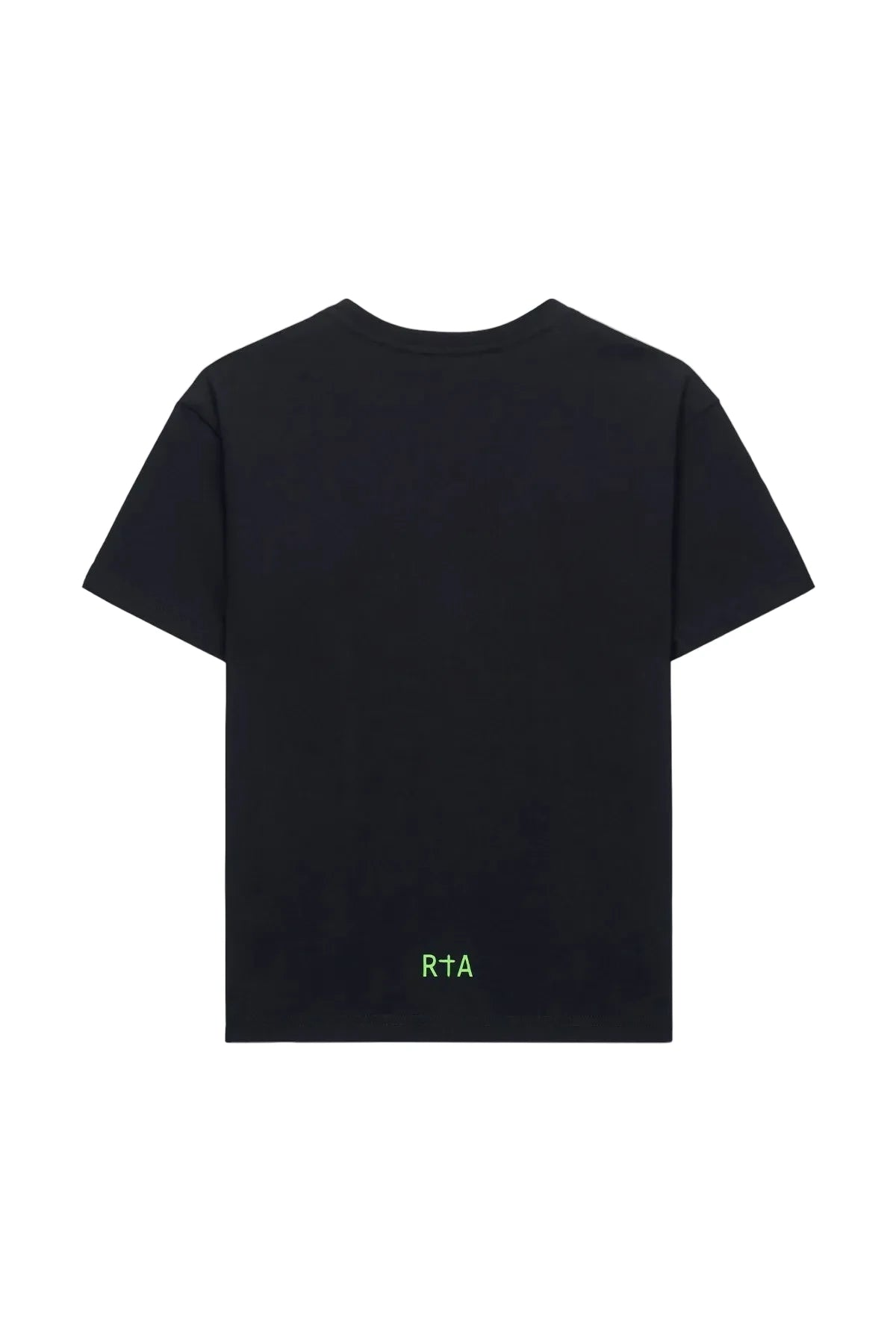 RtA Kids Lawson short sleeve T-shirt in black with circuit RtA logo printed across the chest.