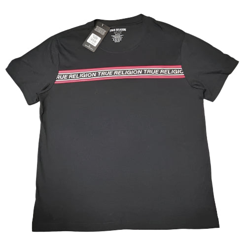 TR Contrast SS Taping Tee (Jet Black)