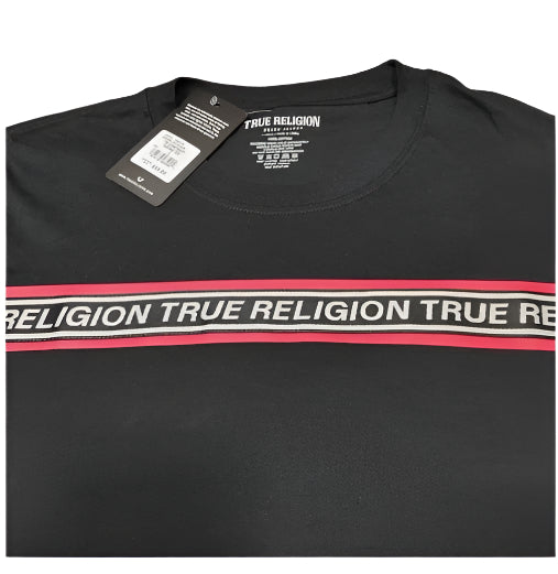 TR Contrast SS Taping Tee (Jet Black)