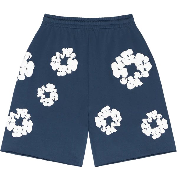 Cotton Wreath Shorts (Navy)