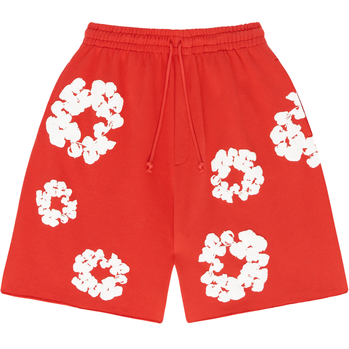 Cotton Wreath Shorts (Red) 