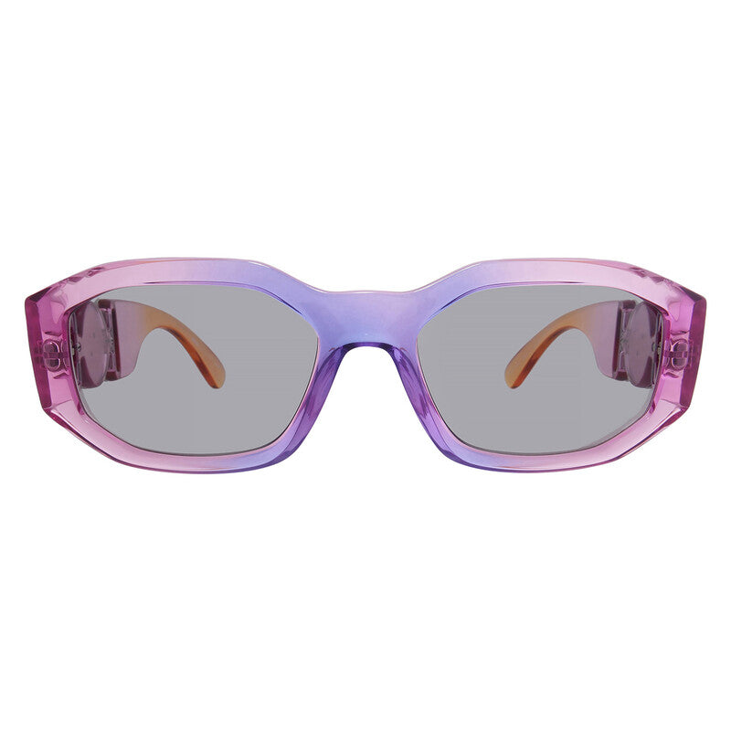 Versace Medusa Biggie sunglasses with gradient pink lenses and signature Medusa detailing