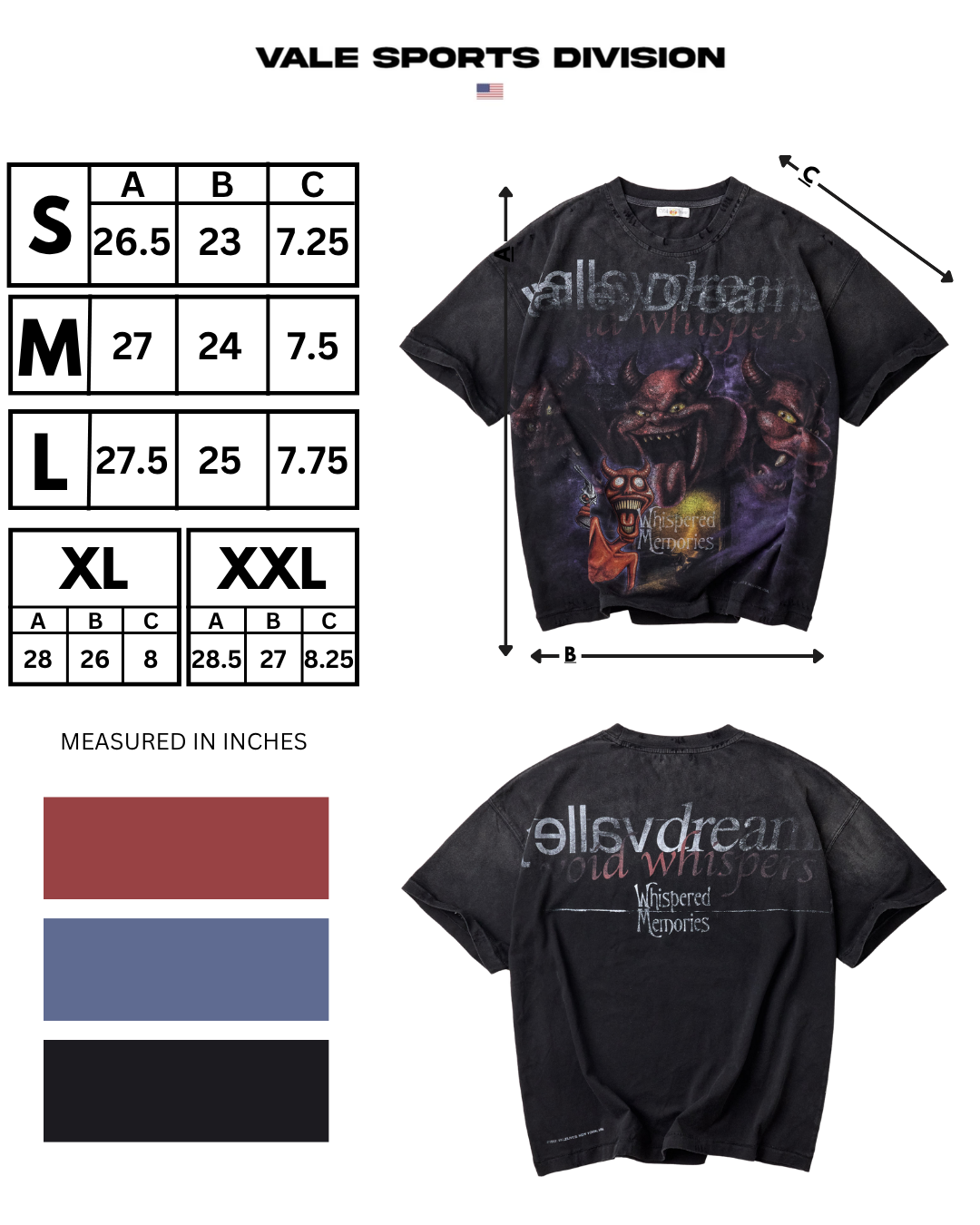 Vale Forever Voices Black graphic T-shirt made from 100% cotton featuring a center graphic with a lightly distressed print finish.