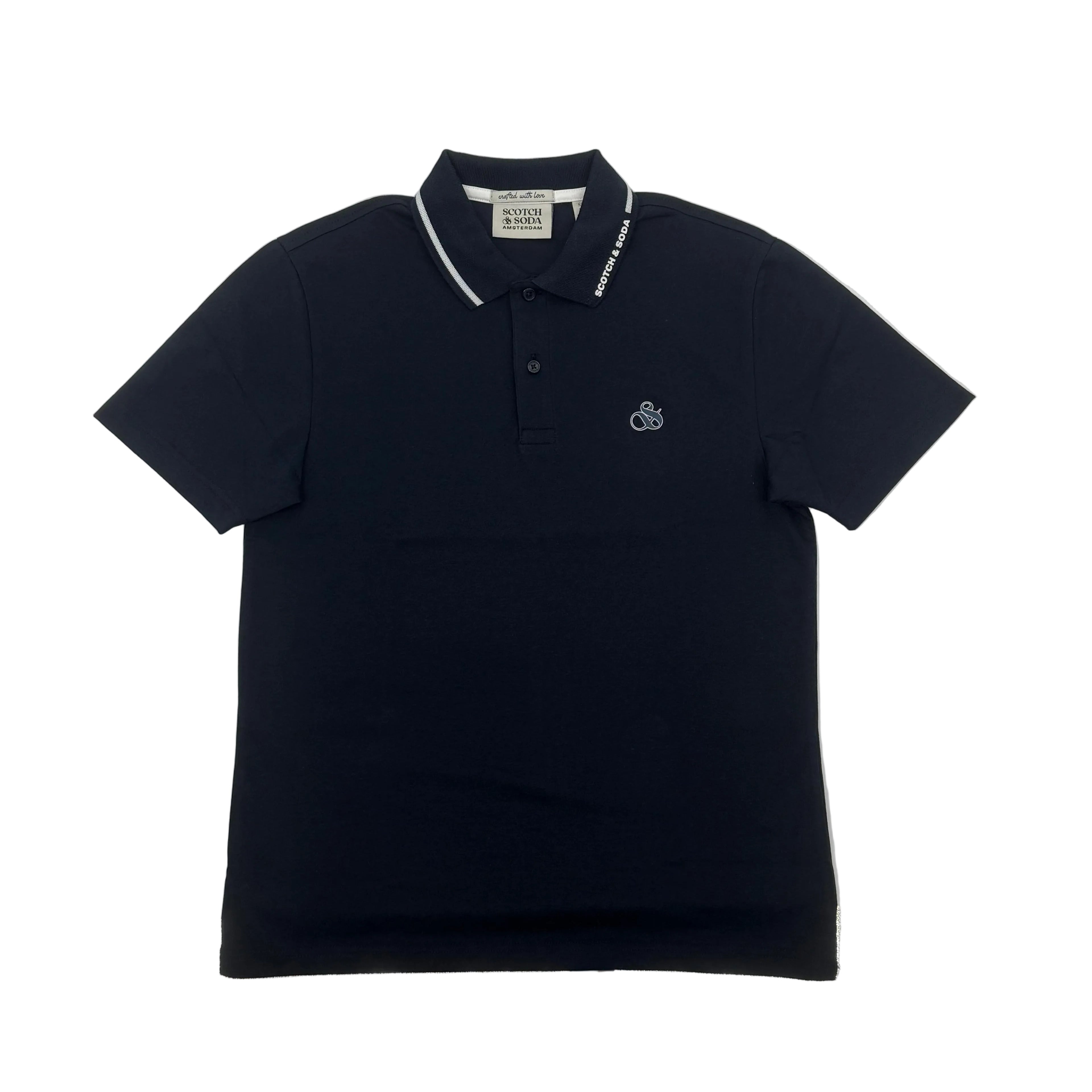 Scotch & Soda black short sleeve graphic T-shirt
