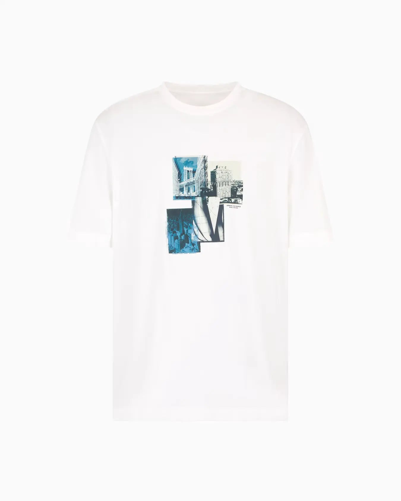 Armani Exchange regular fit cotton t-shirt with front photographic print
