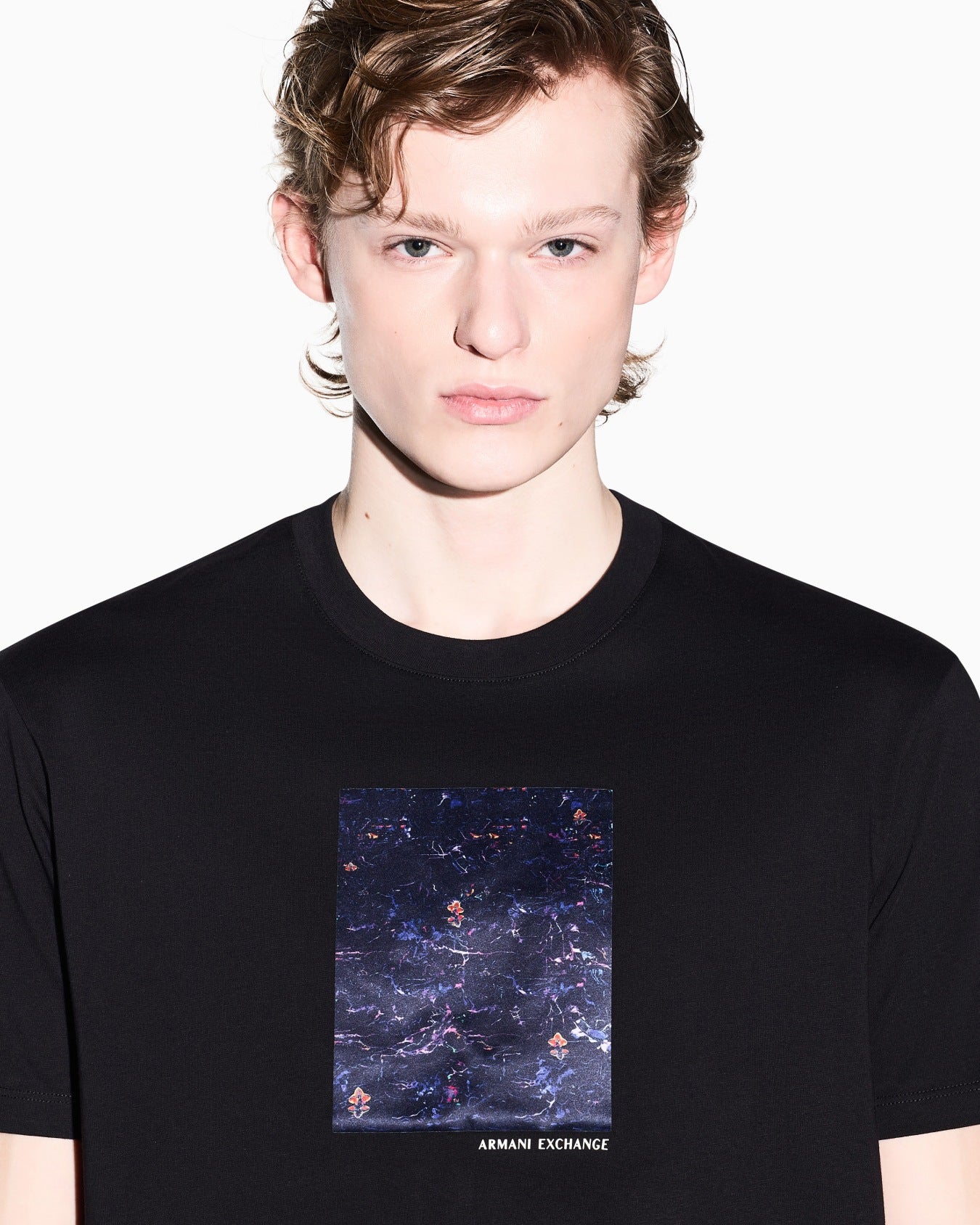 Regular-fit cotton jersey T-shirt with classic crew neck, short sleeves, and lightweight breathable fabric for everyday wear.