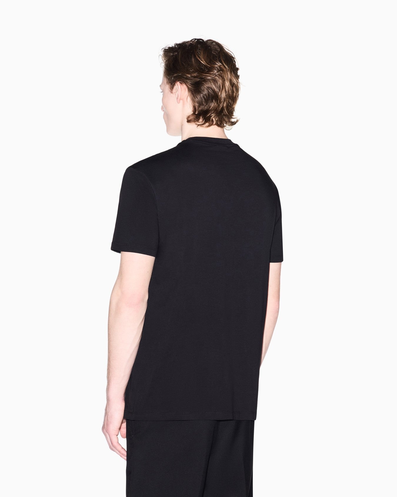 Regular-fit cotton jersey T-shirt with classic crew neck, short sleeves, and lightweight breathable fabric for everyday wear.