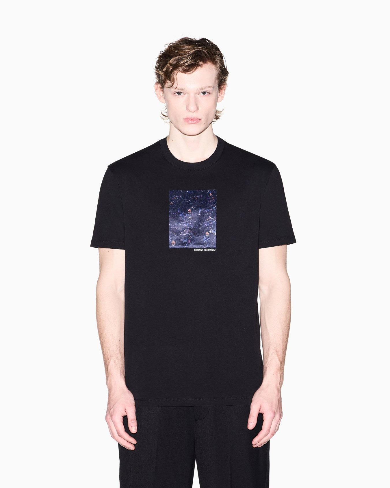 Regular-fit cotton jersey T-shirt with classic crew neck, short sleeves, and lightweight breathable fabric for everyday wear.