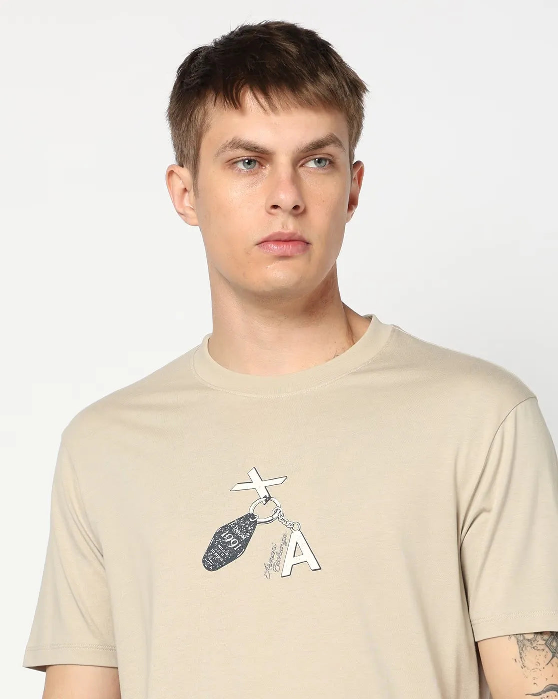 Armani Exchange XM002791U1148 T-shirt with a clean modern design, crew neck, and versatile everyday styling.