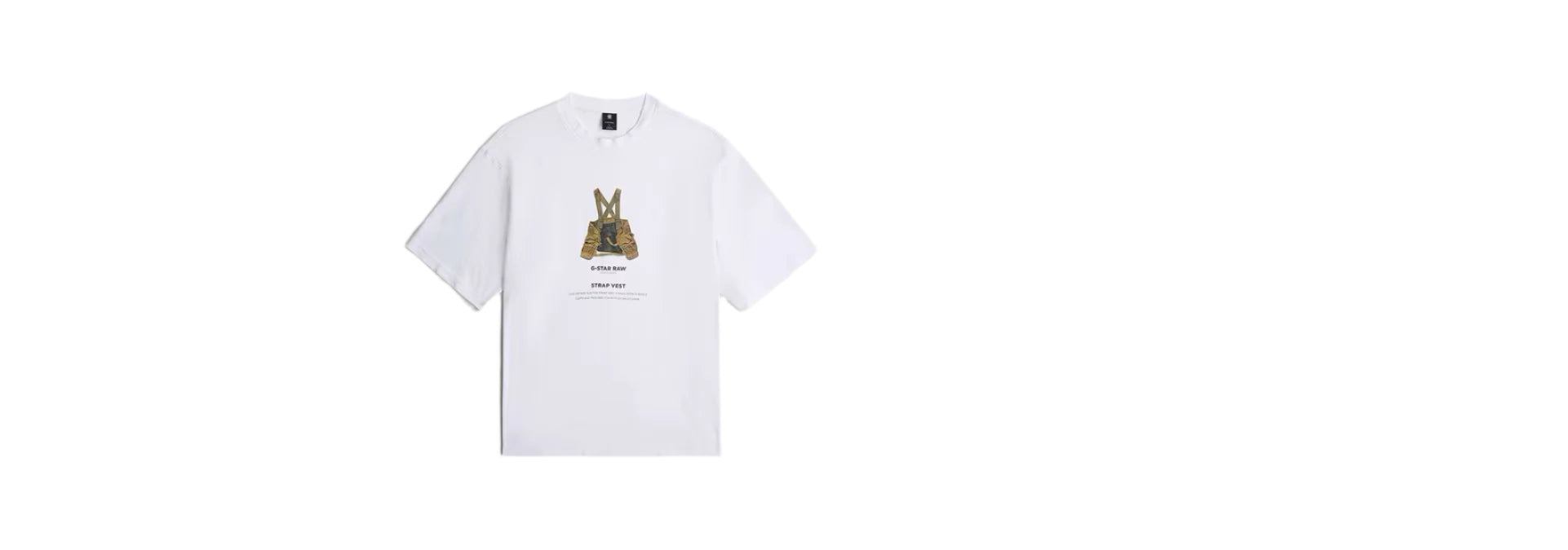 Archive Print Boxy T-Shirt (White)