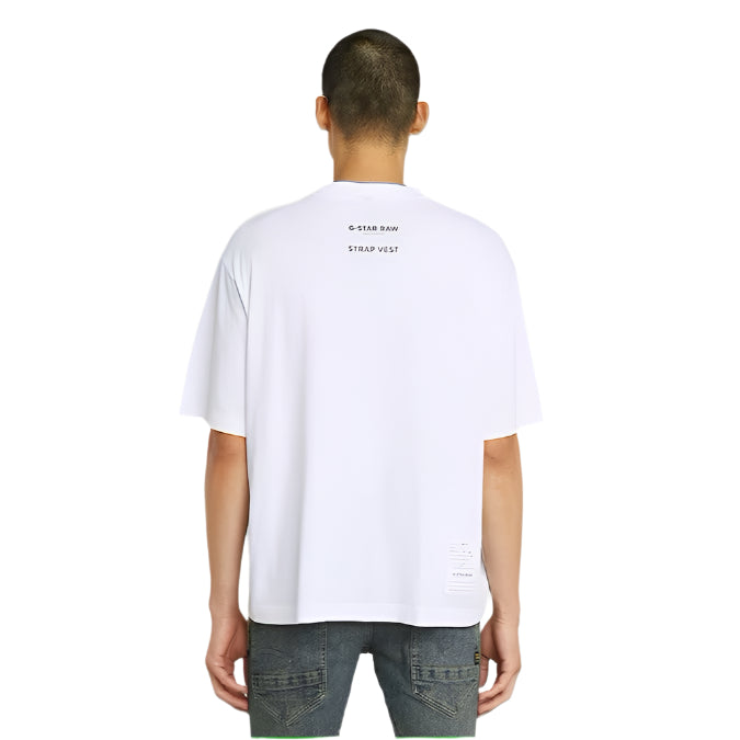 Archive Print Boxy T-Shirt (White)