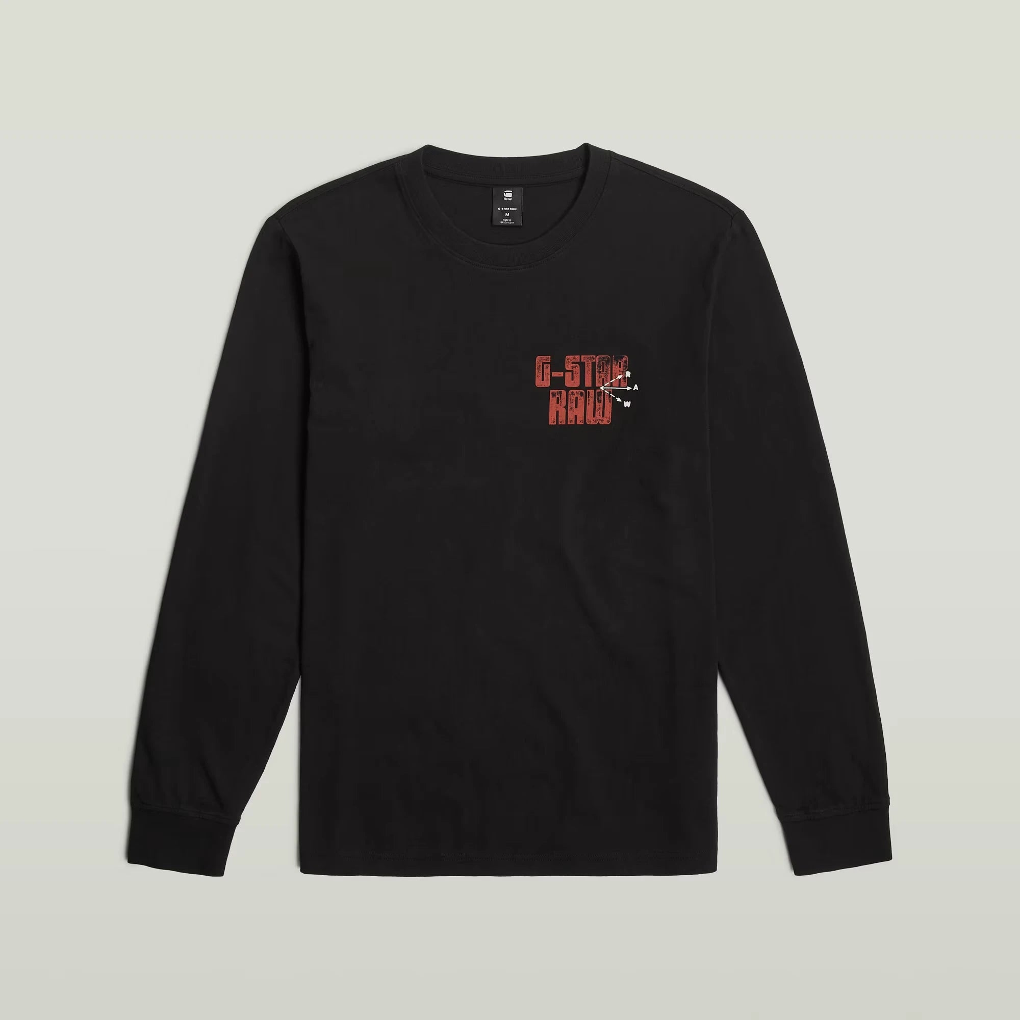 Big Crane Back GR Full Sleeve T-Shirt (Black)