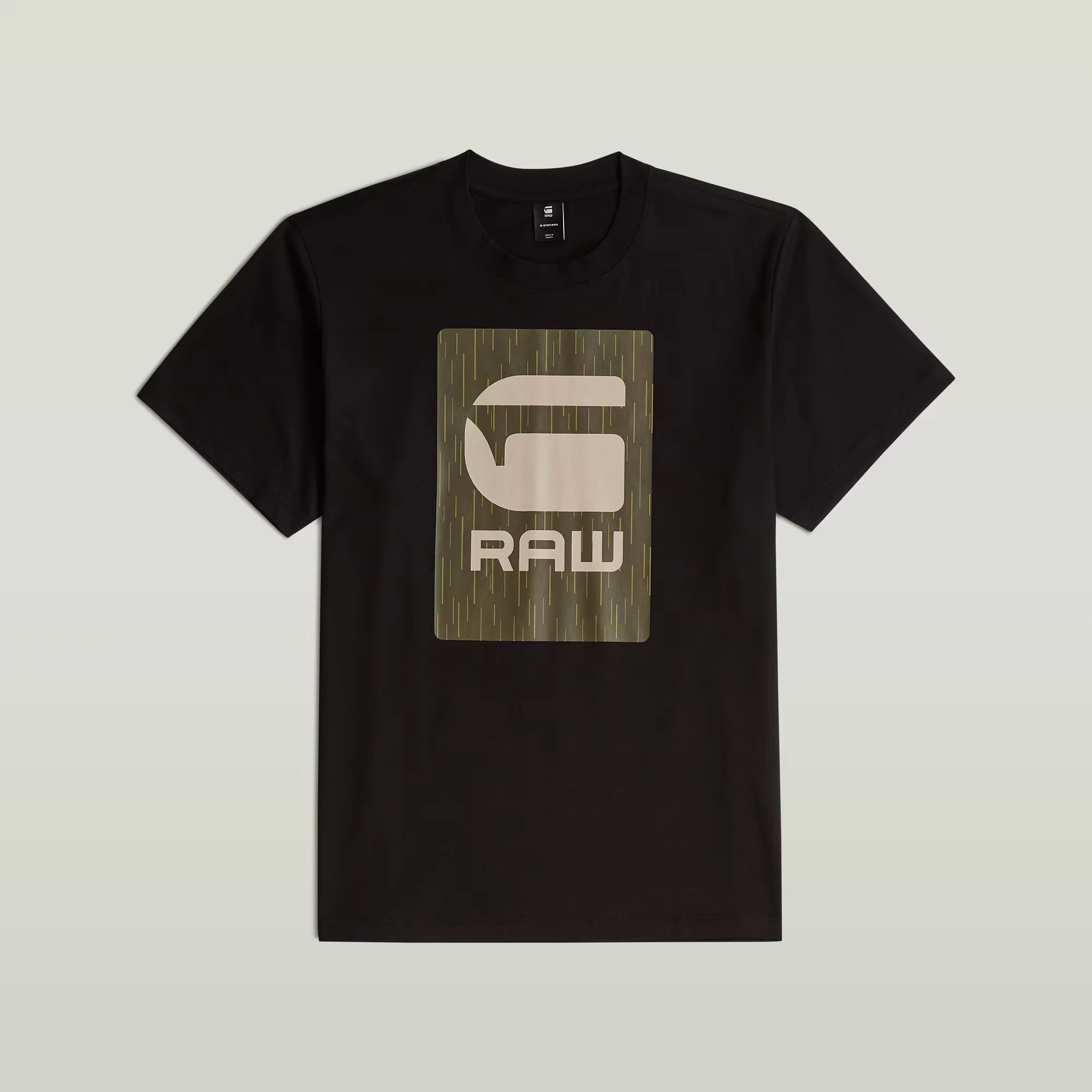 Burger Box Rain Loose T-Shirt (Black) 