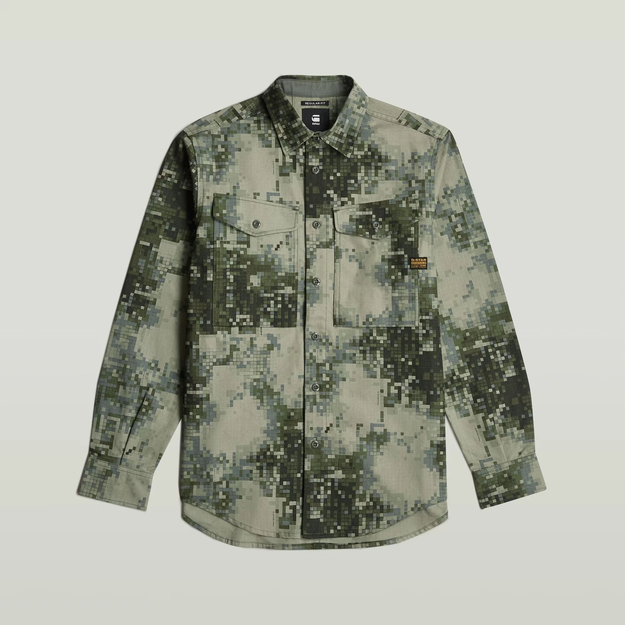 Cargo Pocket Regular Shirt (Dk Moss)