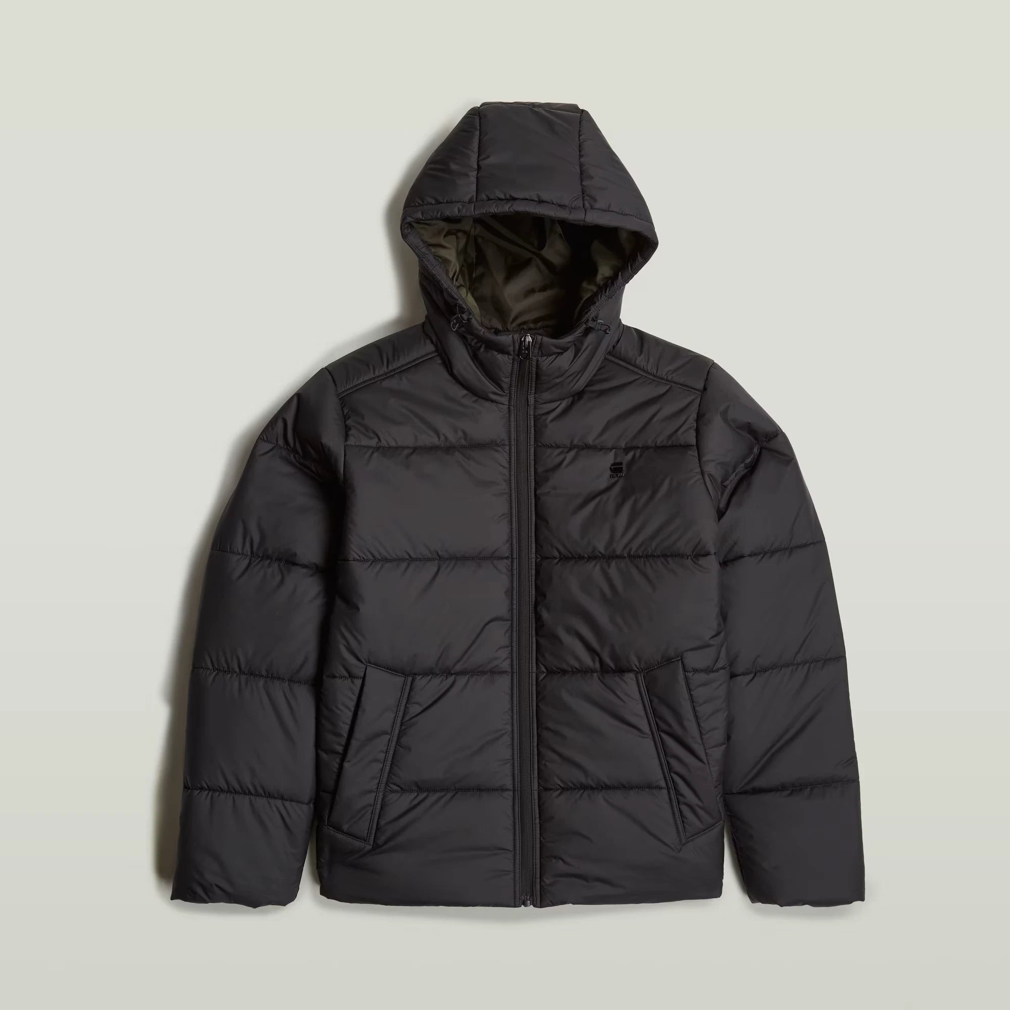 Padded Hooded Puffer (Black)