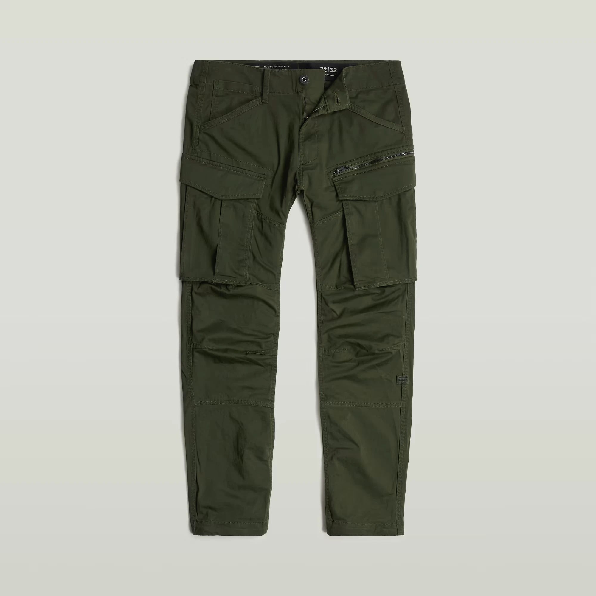 Rovic Zip 3D Regular Tapered Pants (Dark Bronze Green)