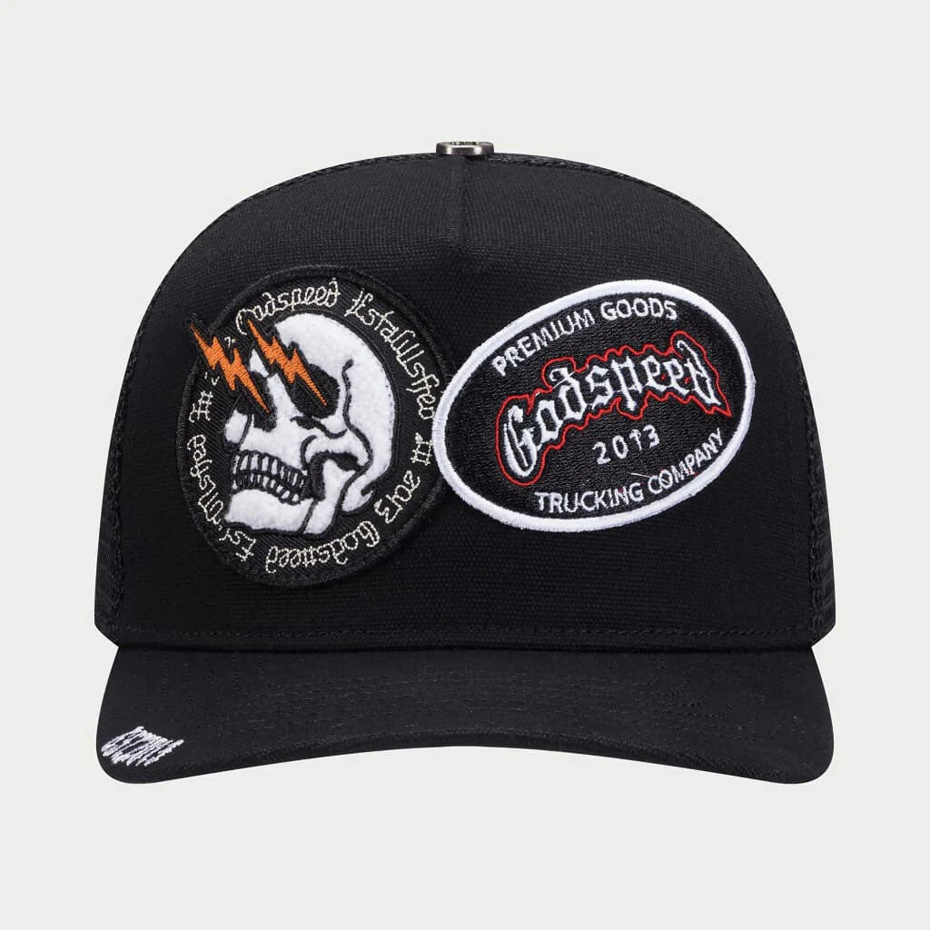 OG Dual Patch Trucker Hat (Black)