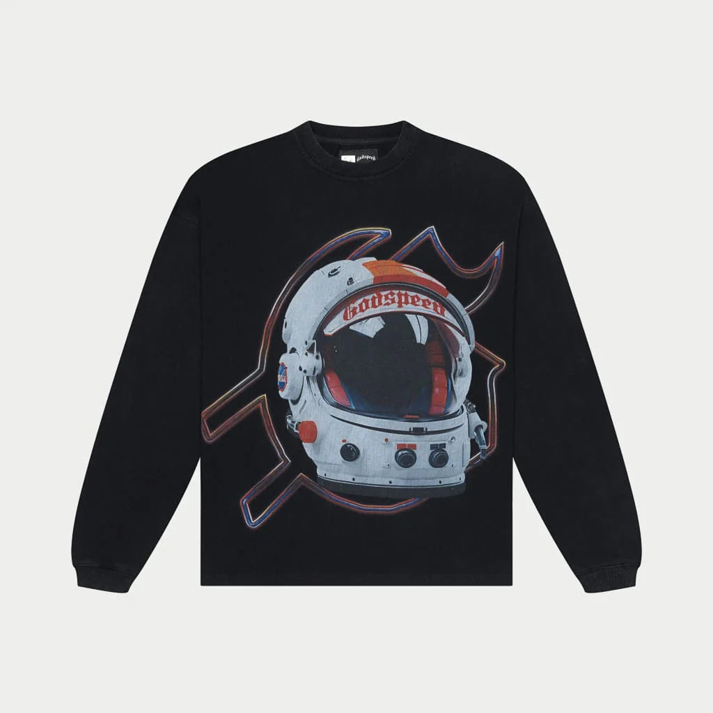 Lift Off LS T-Shirt (Black Wash) 