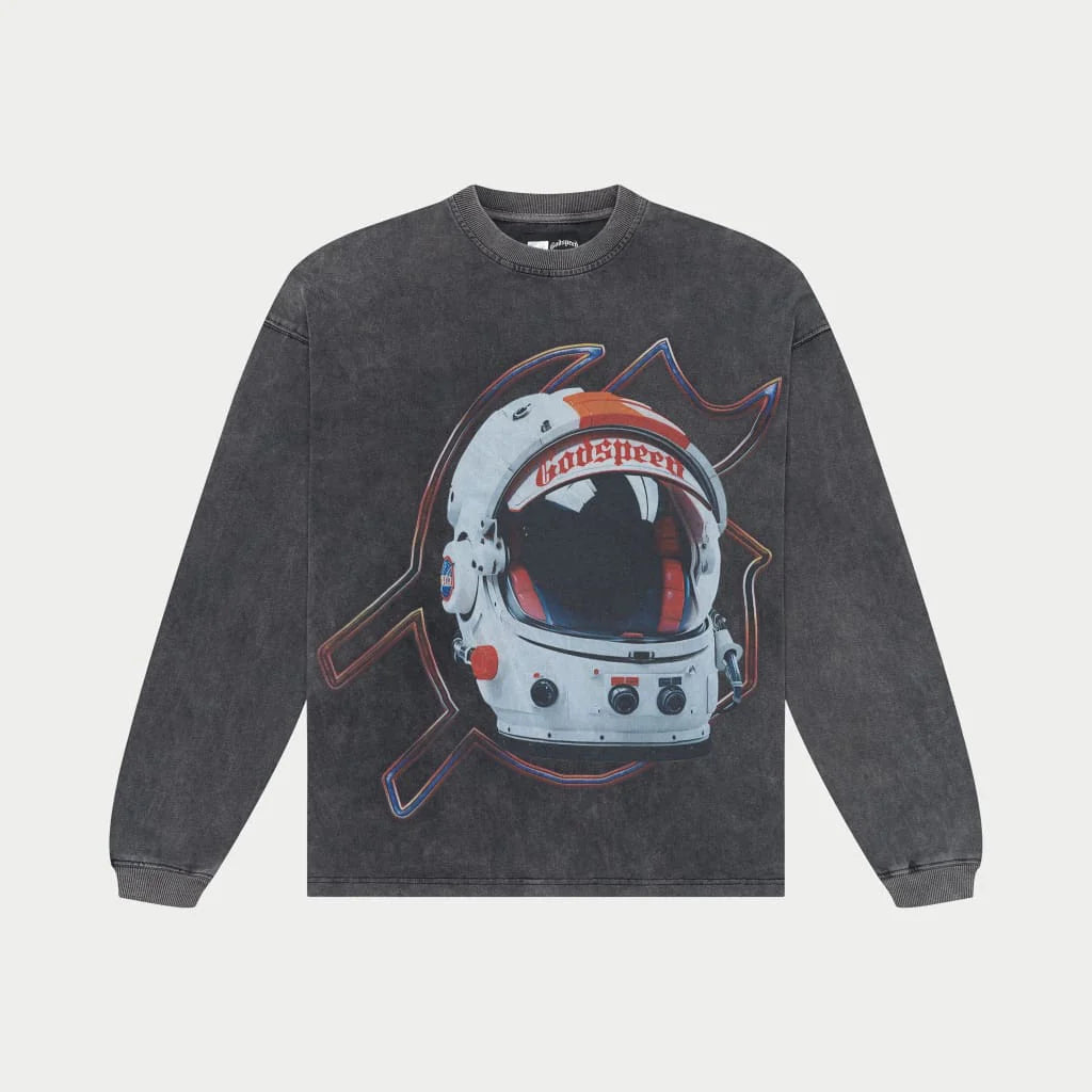 Lift Off LS T-Shirt (Grey Wash) 