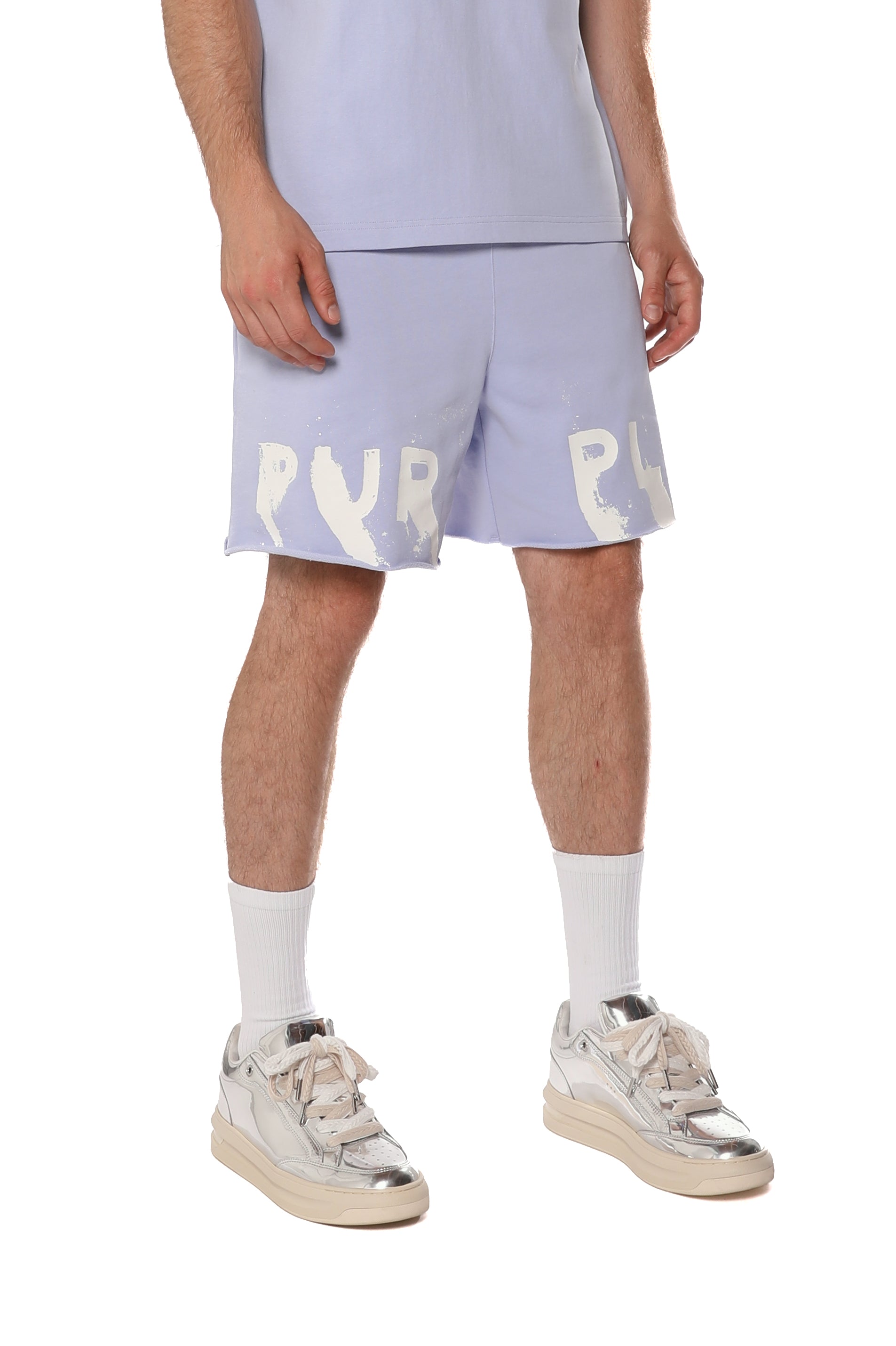 Purple Brand menswear purple knit bottoms, style M4218-MLSP226